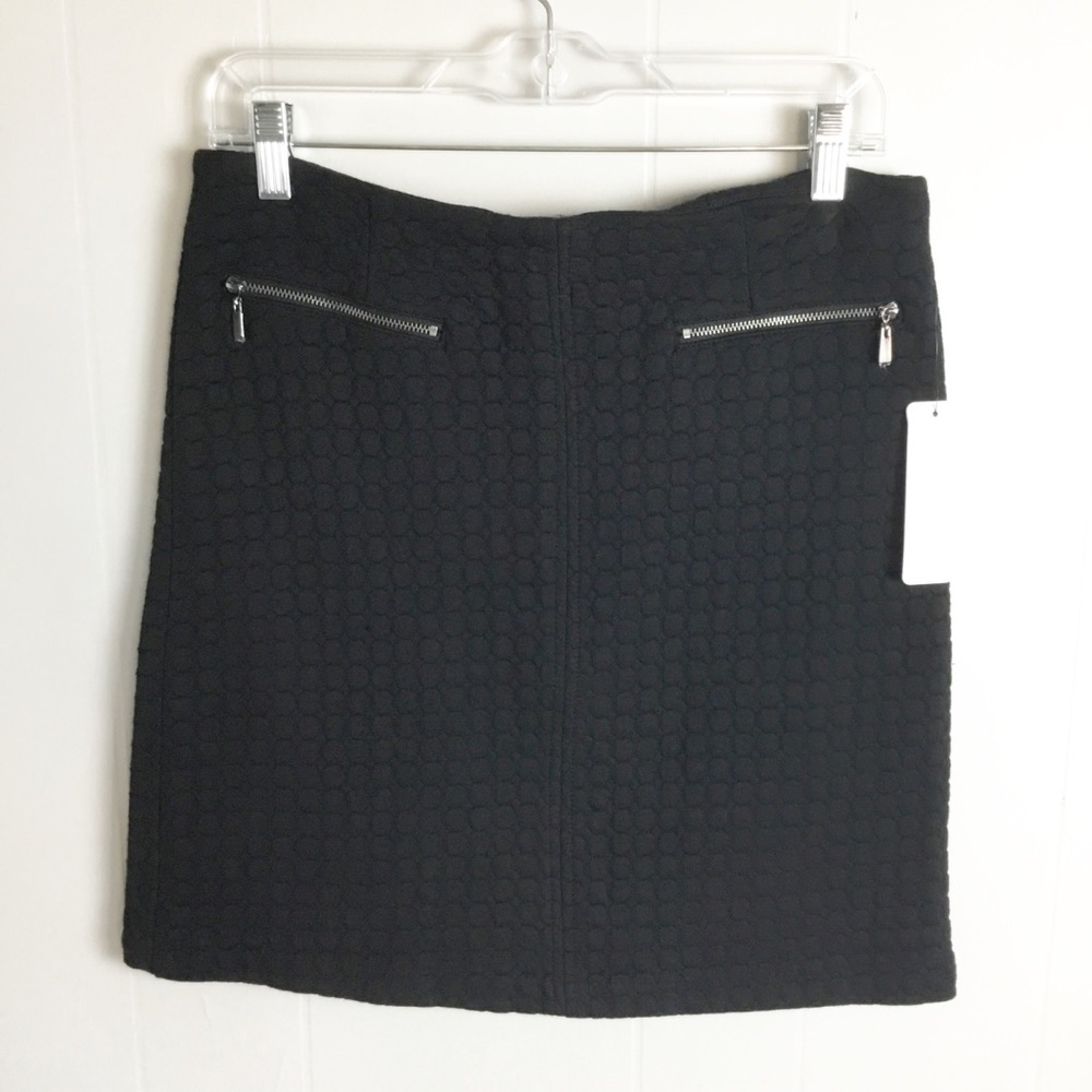 Laundry By Shelli Segal Mini Skirt Black New Size 8 Soft